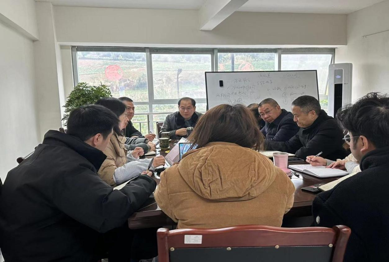 黎明霞率队到南充川北公司进行调研督导工作