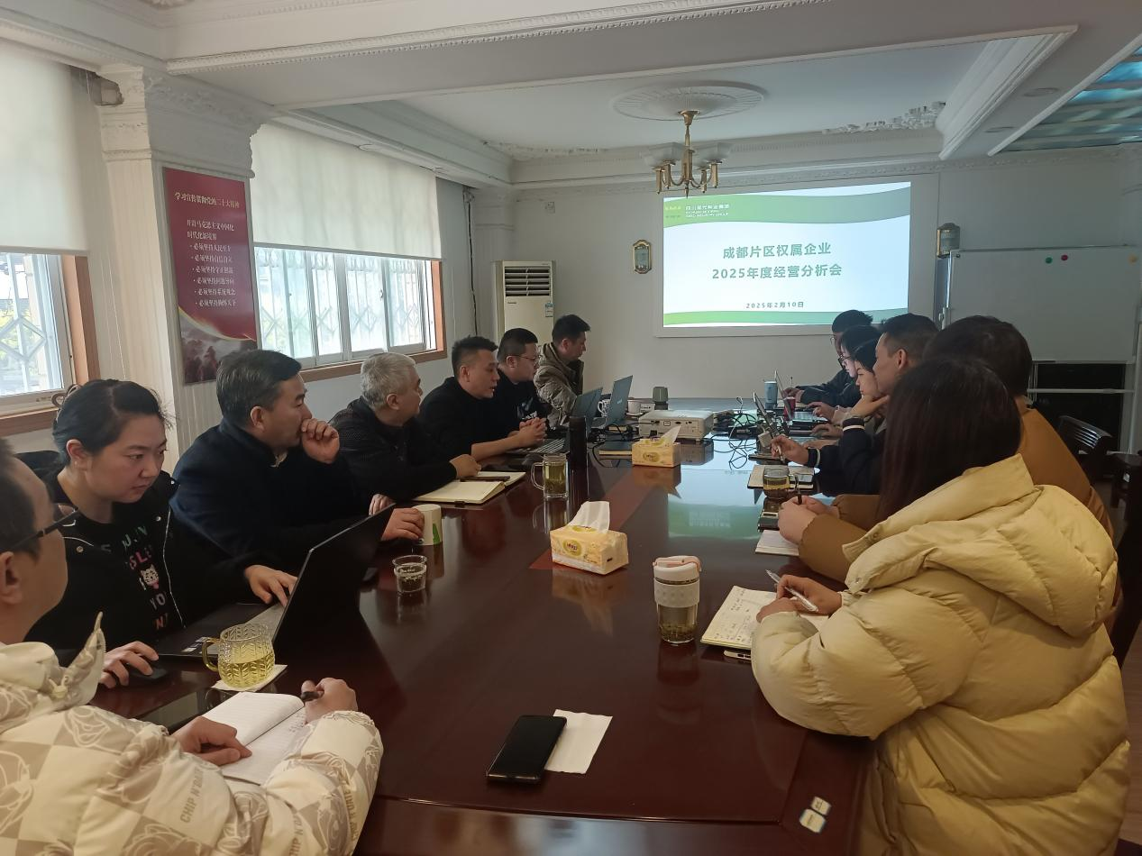 成都片区权属企业召开2025年度经营分析会